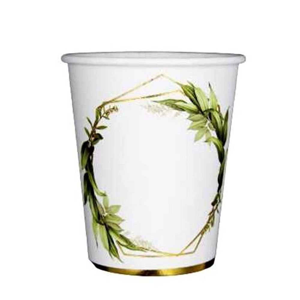 Karton Bardak Varaklı 8oz 6 Lı