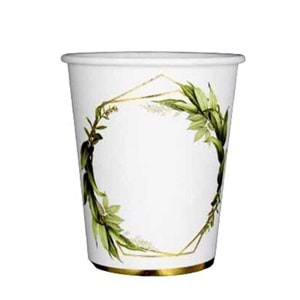 Karton Bardak Varaklı 8oz 6 Lı