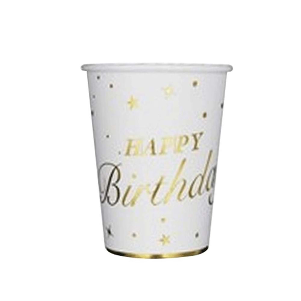 Karton Bardak Varaklı 8oz 6 Lı