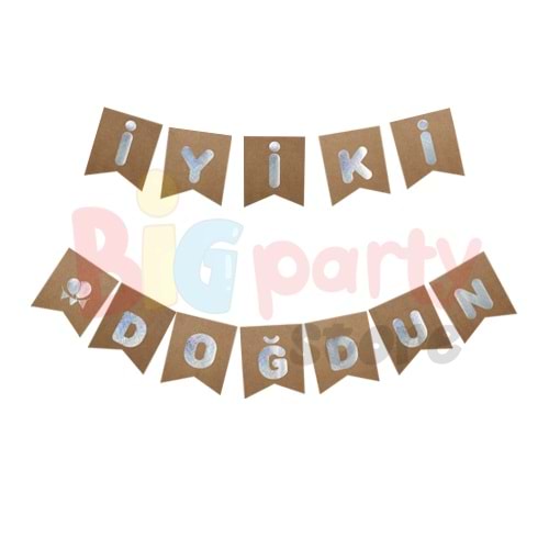 Karton Yazı Lüks İyiki Doğdun