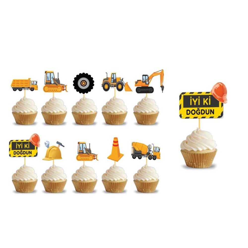 Pasta Üstü Kürdan İyiki Doğdun Varaklıu