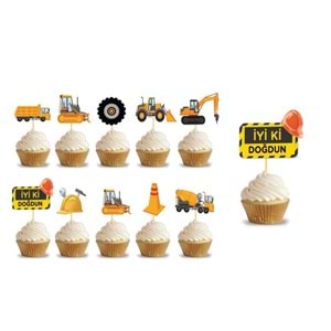 Pasta Üstü Kürdan İyiki Doğdun Varaklıu