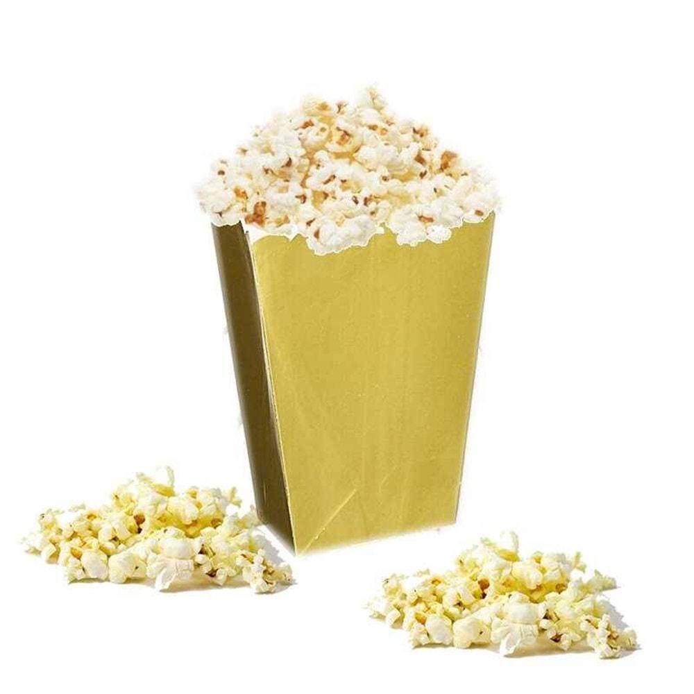 Popcorn Kutusu Altın Gümüş 8 li