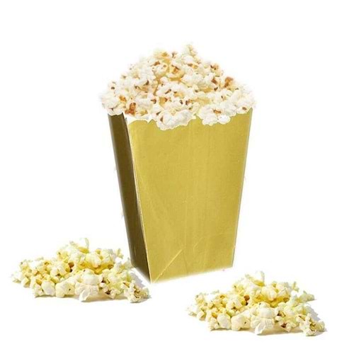 Popcorn Kutusu Altın Gümüş 8 li