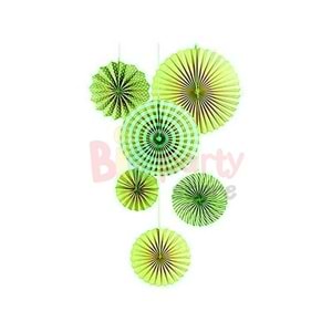 Kağıt Yelpaze 6 Lı Set