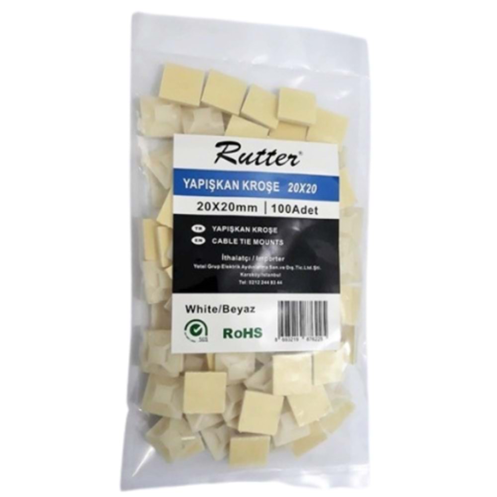 Yapışkan Kroşe 20X20 100 Lü