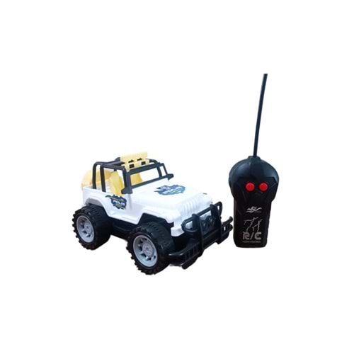 Pratik Uzaktan Kumandalı 2 Fonk. Pilli Polis Jip