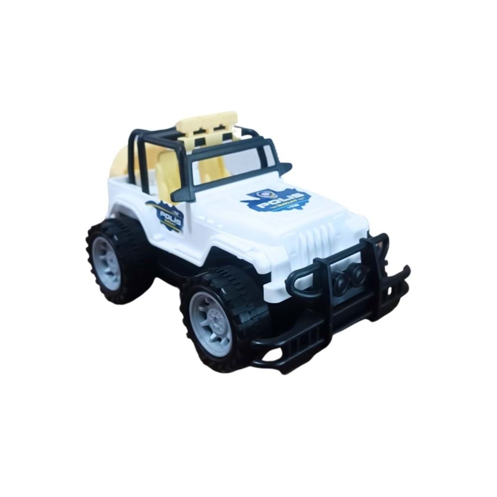 Pratik Uzaktan Kumandalı 2 Fonk. Pilli Polis Jip