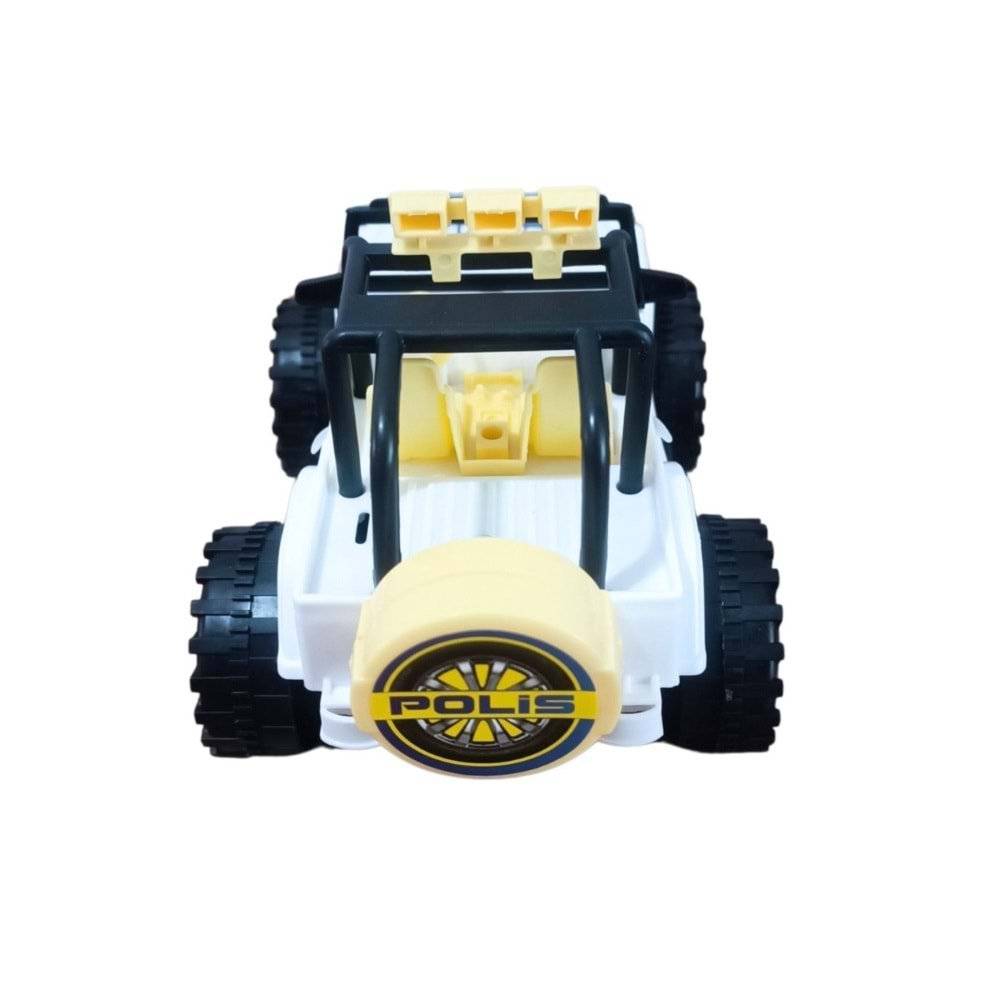 Pratik Uzaktan Kumandalı 2 Fonk. Pilli Polis Jip