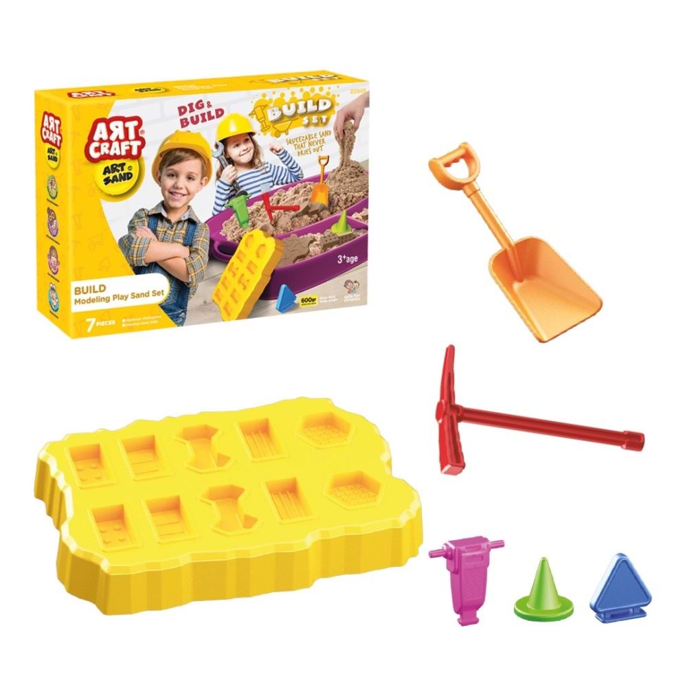 Artsand İnşaat Kum Set 600gr 03949