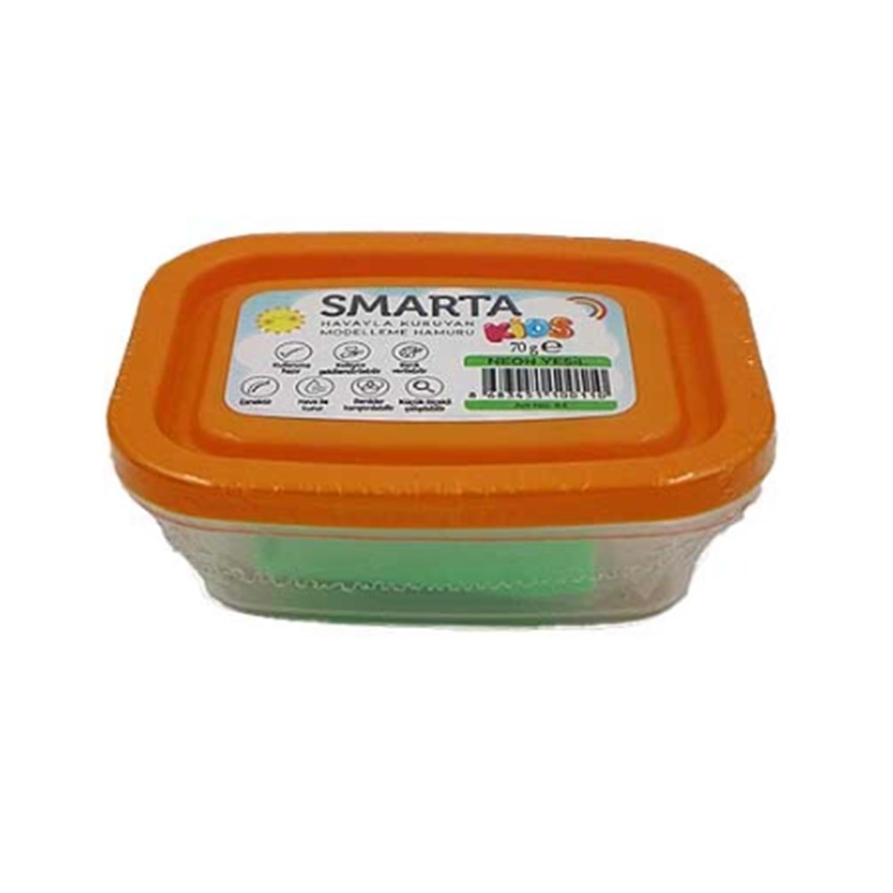 Smarta Havayla Kuruyan Model Hamuru 70gr Yeşil