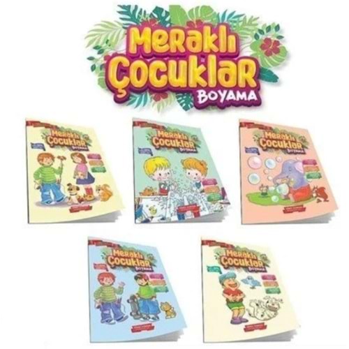 Gönül Yayıncılık Meraklı Çocuklar Boyama Kitabı (1 Adet)