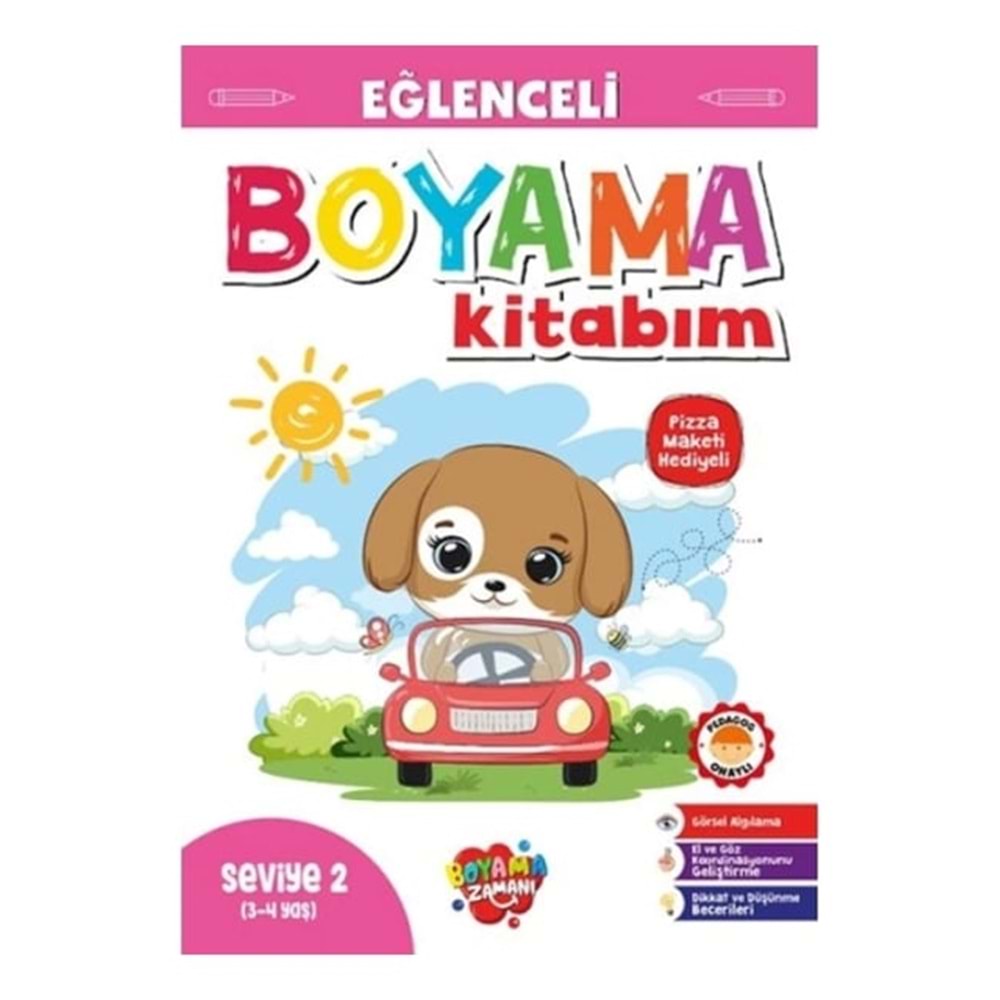 Kolon Seviye 2 Eğlenceli Boyama Kitabım 3-4 Yaş