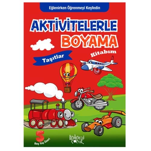 Kolon Aktiviteli Boyama Kitabı Taşıtlar