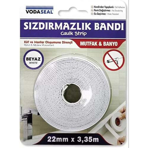 Vodaseal Sızdırmazlık Bandı 22 Mm X 3.35 M 3560