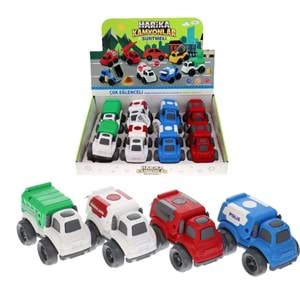 Canem Display Sürtmeli Harika Kamyonlar CNM21 (1 Adet)