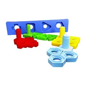 Can Toys Kutuda Cıvata Somun Dizme Seti HC1037