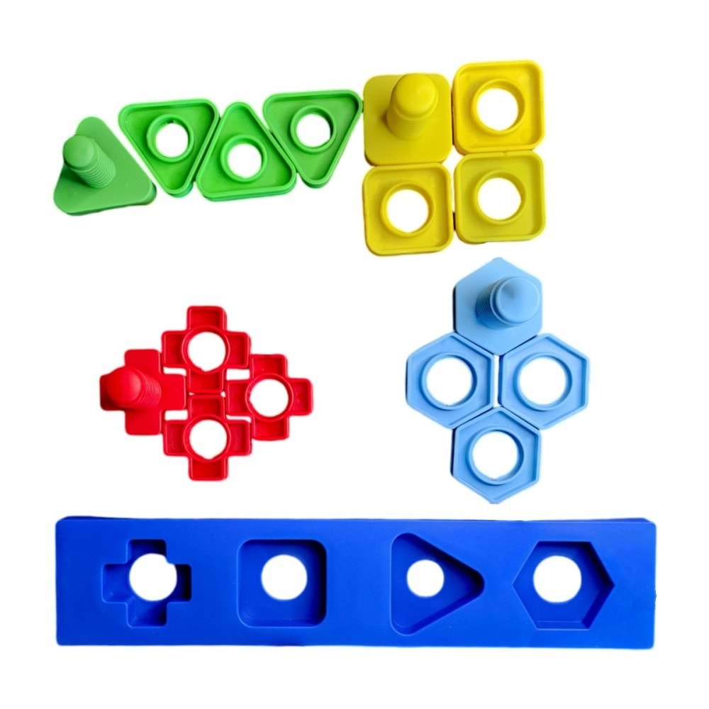 Can Toys Kutuda Cıvata Somun Dizme Seti HC1037