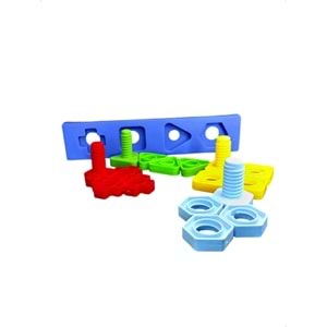 Can Toys Kutuda Cıvata Somun Dizme Seti HC1037