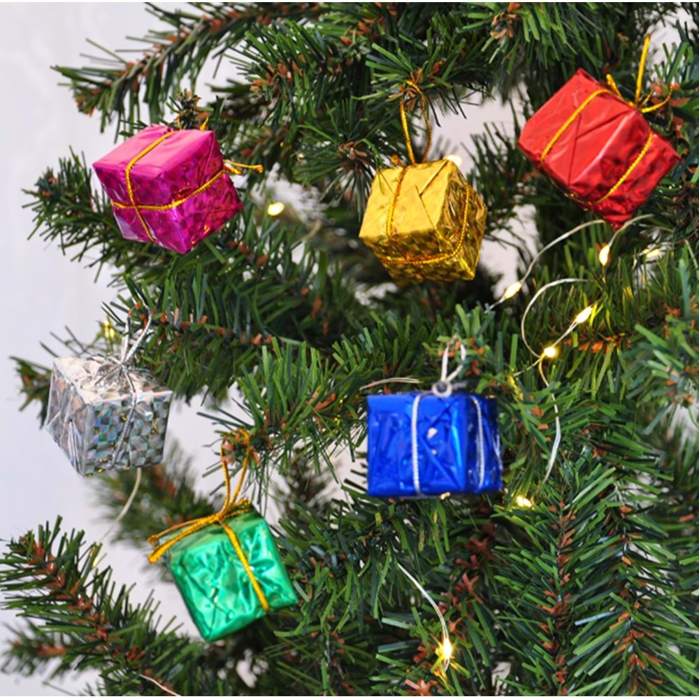 Kika Yılbaşı Ağaç Süsü Hediye Paketleri 12li