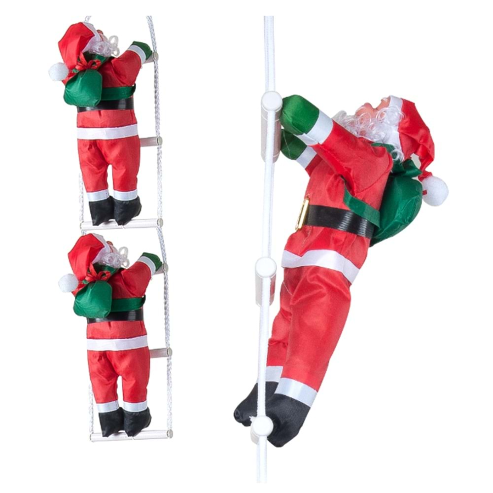 Kika Merdiven Tırmanan Noel Baba 105cm 2li