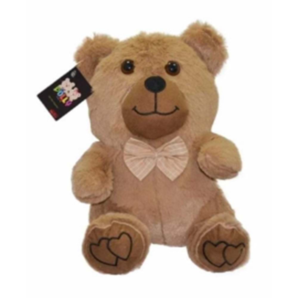 Pollytoys Peluş Renkli Kalpli Ayıcık 60cm