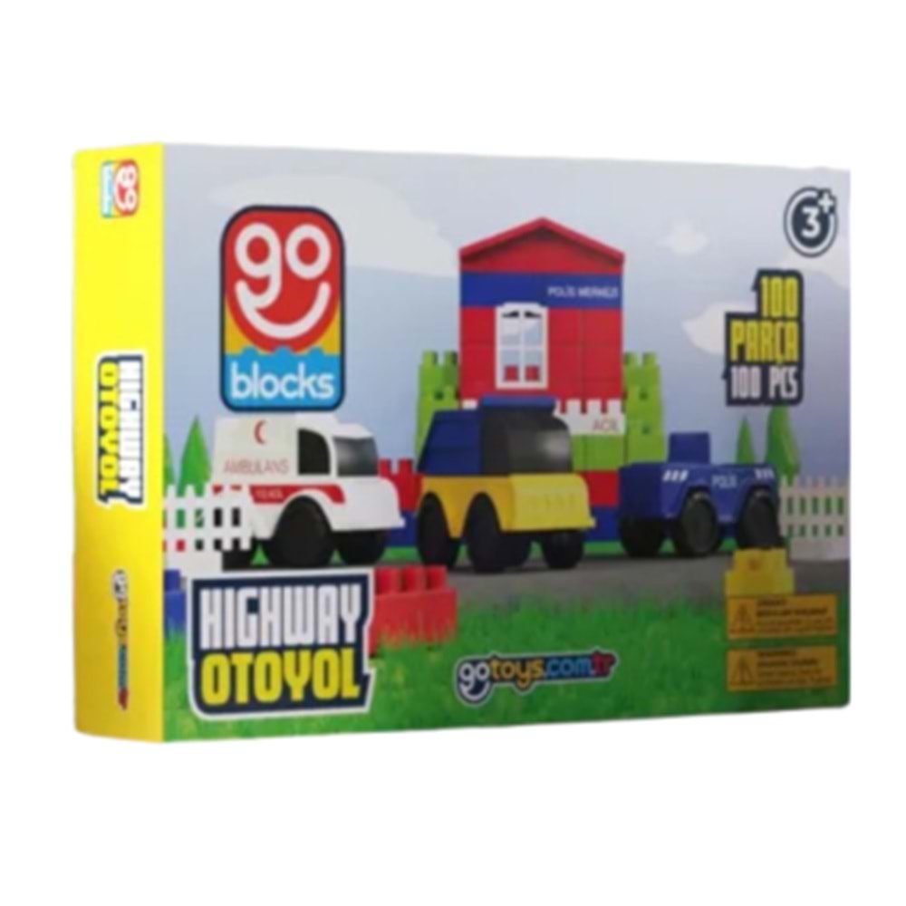 Gotoys Otoyol Yapı Bloğu 100 Parça