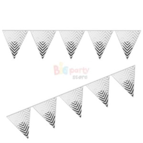 Kağıt Flama İthal Zigzag Gümüş