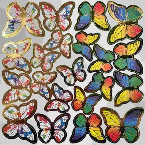 Kağıt Süs Sarkan Kelebek 2 Metre