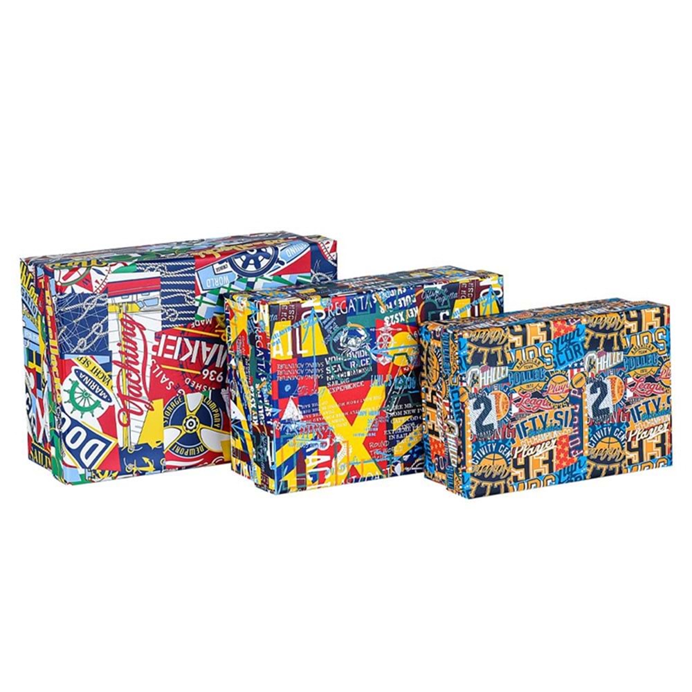 Mikro 4221 St. 3 Lü Küçük Kutu Seti Random