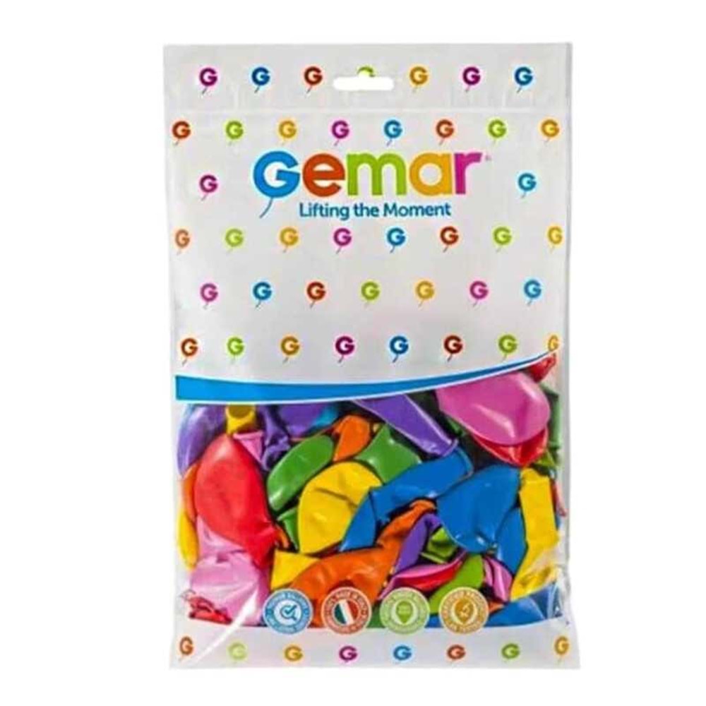 Gemar Balon G120 33Cm 100 Lü Karışık #80