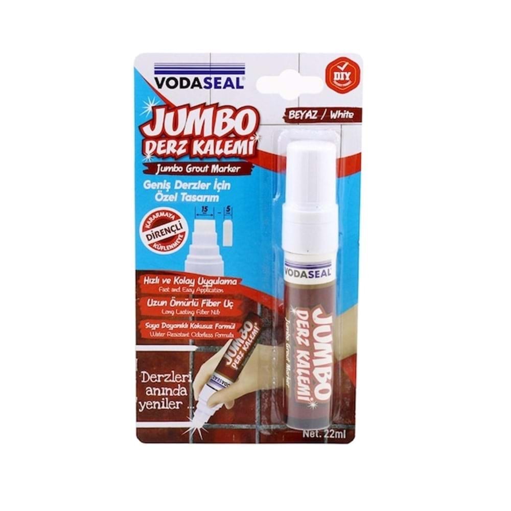 Vodaseal Jumbo Derz Kalemi Beyaz 0475