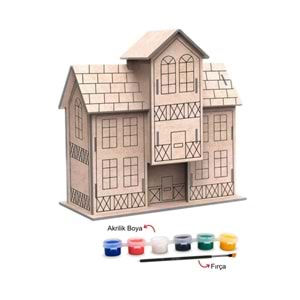 Maketix 3D Ahşap Boyama Seti Karadeniz Evi 9785