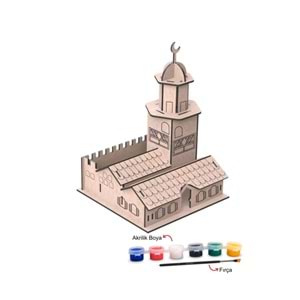 Maketix 3D Ahşap Boyama Seti Kız Kulesi 9787