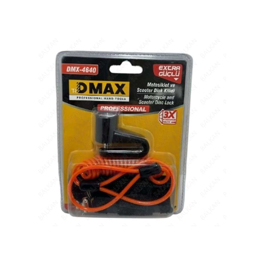 Dmax Motosiklet Ve Scooter Disk Kilidi