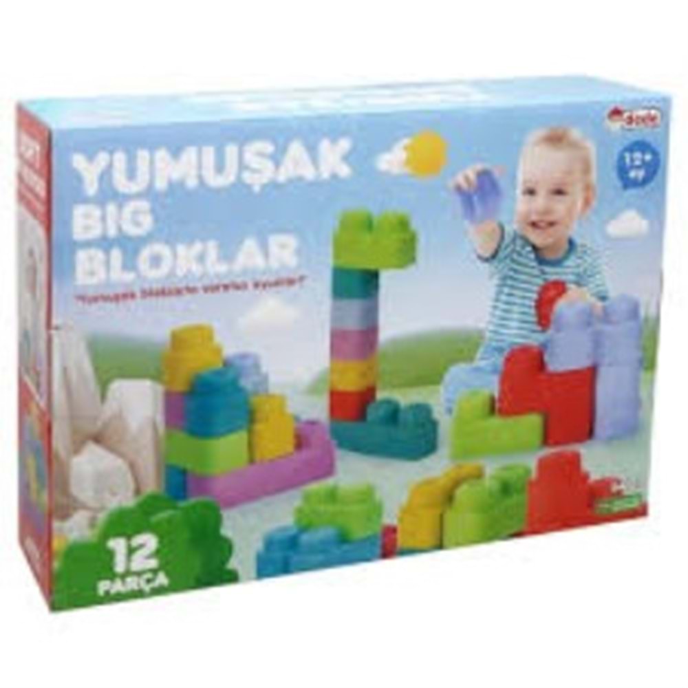 Fen Toys Yumuşak Big Bloklar 12 Parça