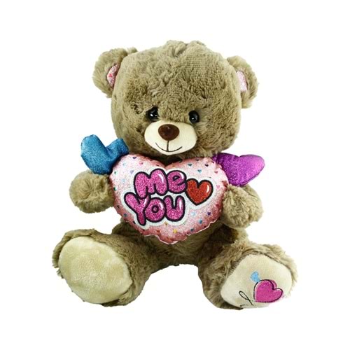 Vardem Pelus 30 Cm Kalplı Ayı ( Me You)