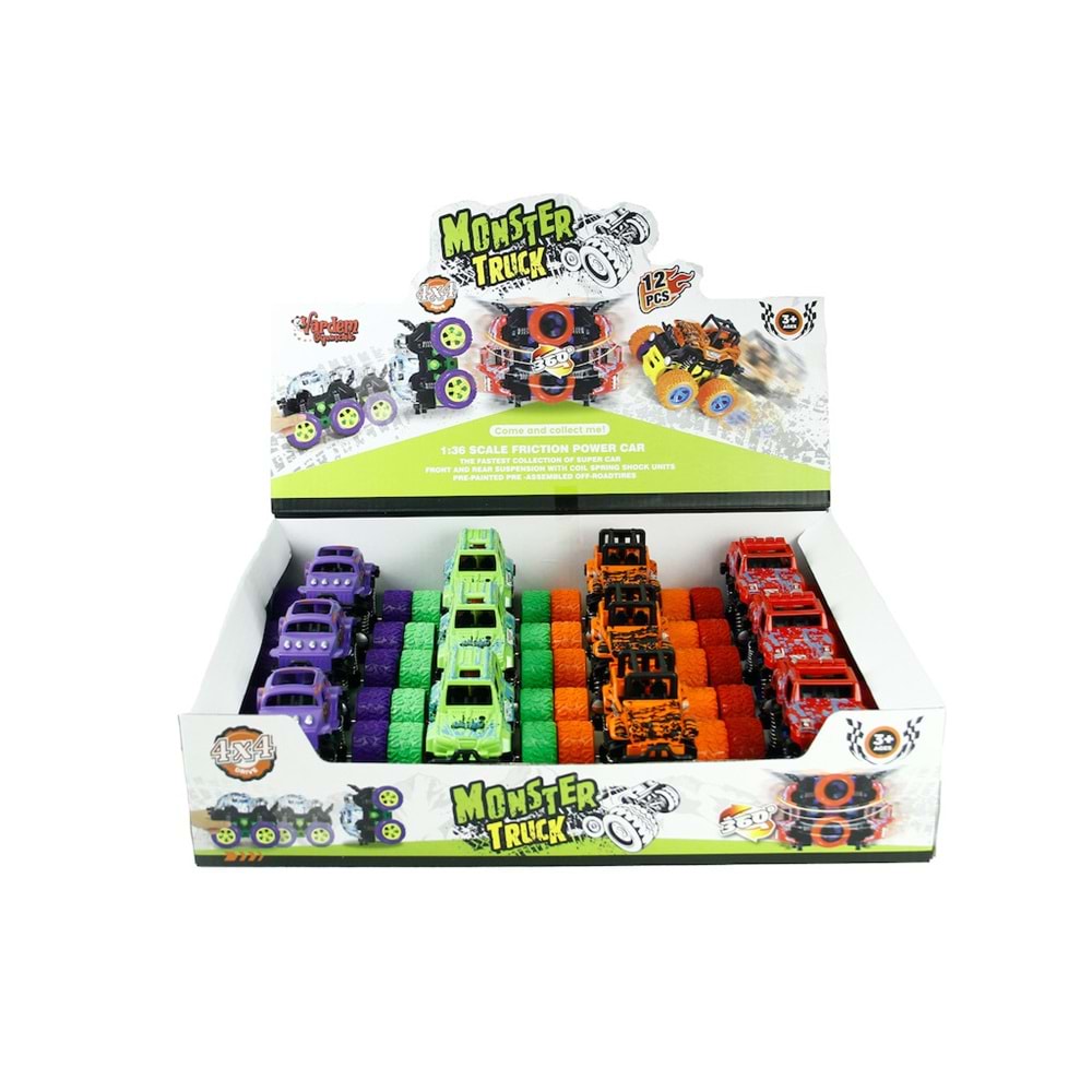 Vardem Vardem Surtmelı 1:36 Buyuk Teker Jeep