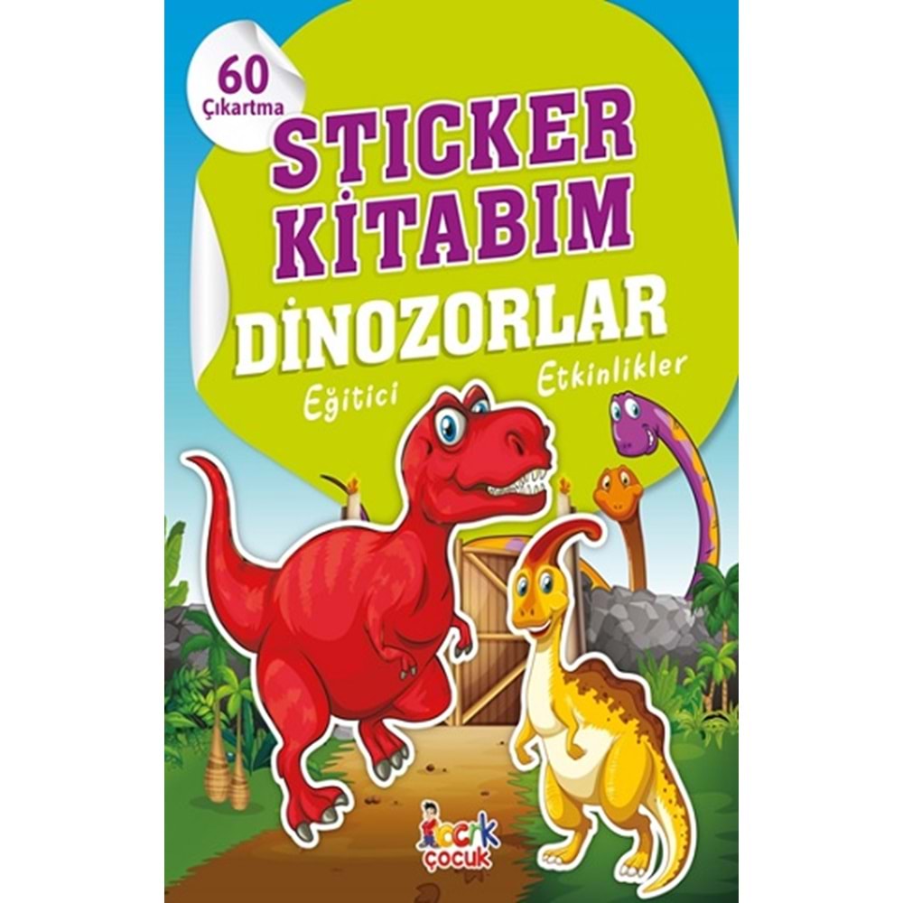 Bcrk Sticker Kitabım Dinozorlar