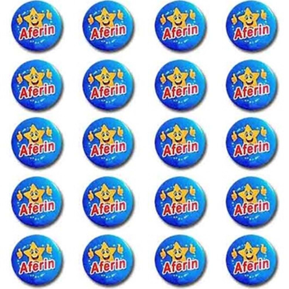 Mor Rozet Aferin (1 Adet)