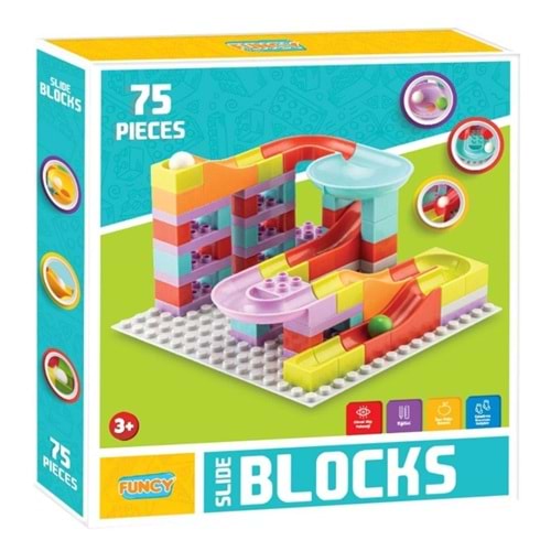 Funcy Slide Blocks 75 Parça