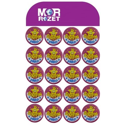 Mor Rozet Sınıfın Yıldızı (1 Adet)