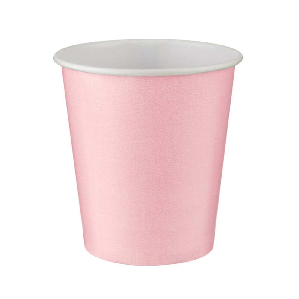 Karton Bardak Düz Renk 8 oz - 8 li