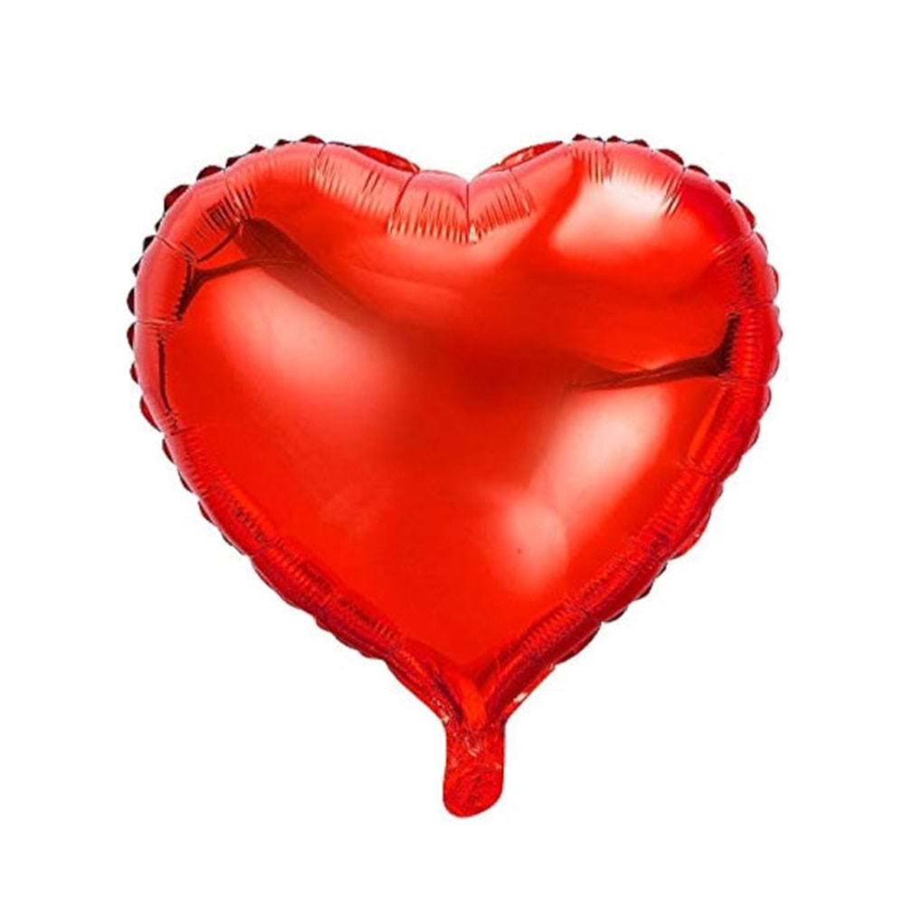 Folyo Balon Kalp Kırmızı 22