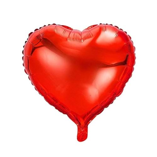 Folyo Balon Kalp Kırmızı 22