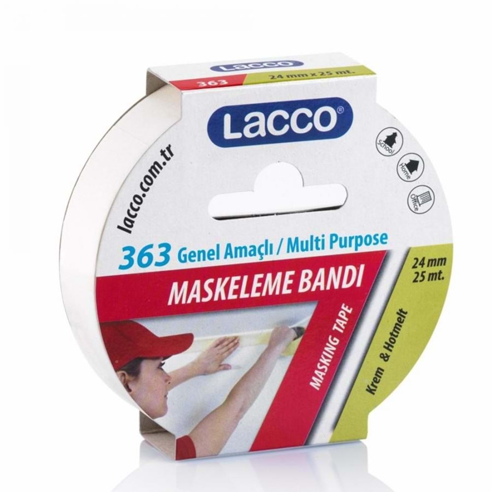 Lacco Maskeleme Bandı 24Mmx25M 363