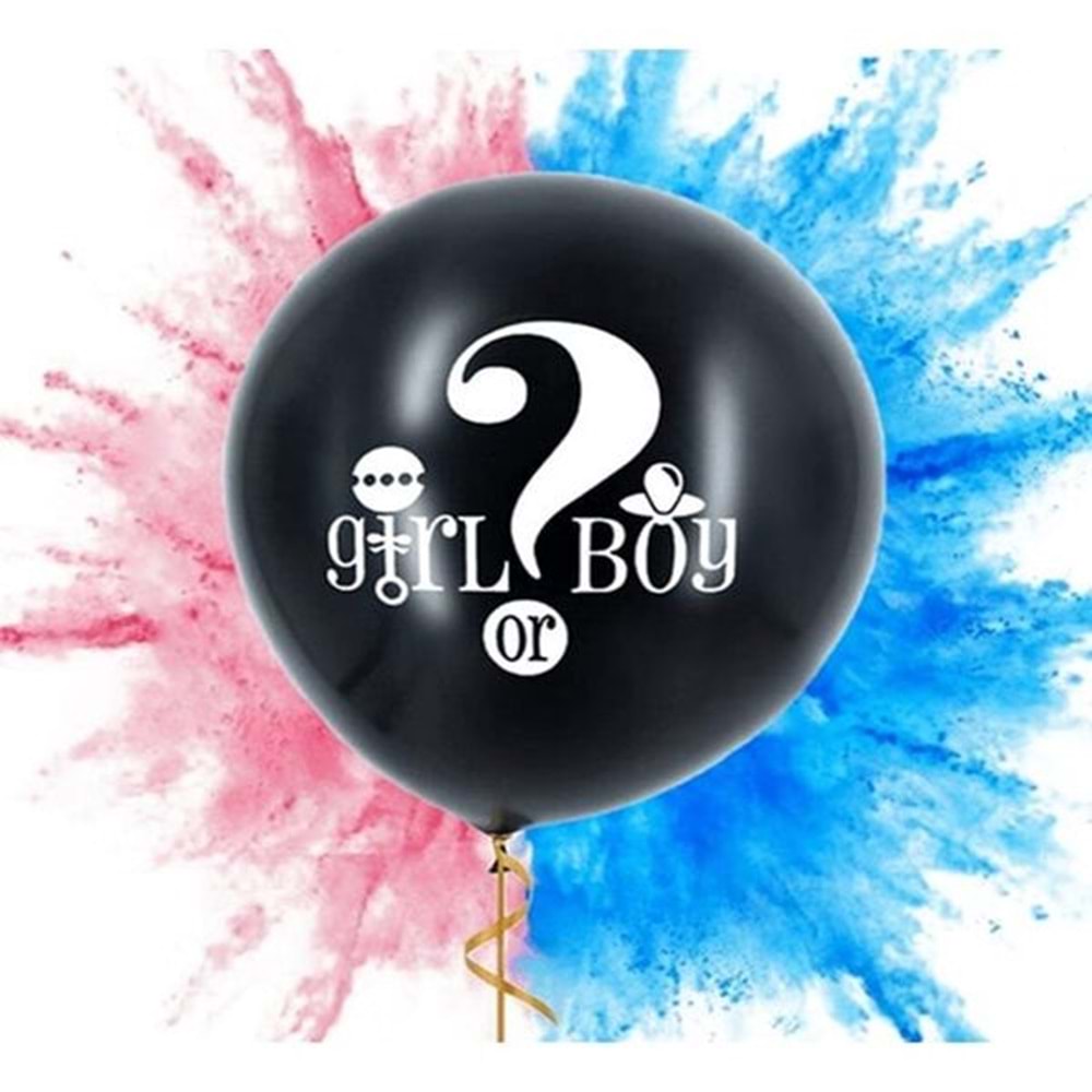 Cinsiyet Balonu Konfetili 36