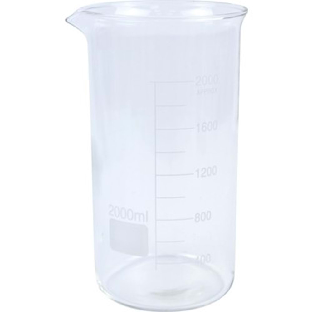 Cam Beher Glas 2000Ml Uzun Form