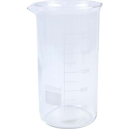 Cam Beher Glas 2000Ml Uzun Form