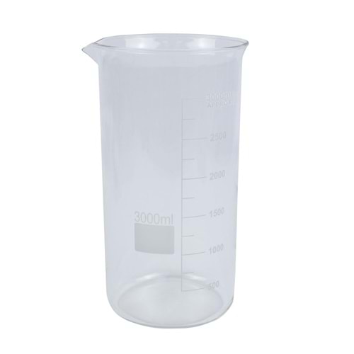 Cam Beher Glas 3000Ml Uzun Form